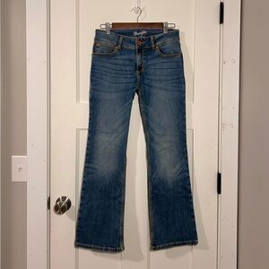Wrangler “Retro Mae” mid rise bootcut jeans - medium wash, 7/8 x 30